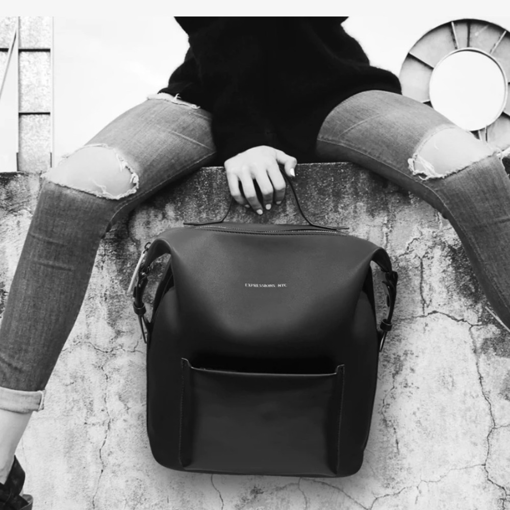 NYC Expressions NY Time square minimalist Backpack